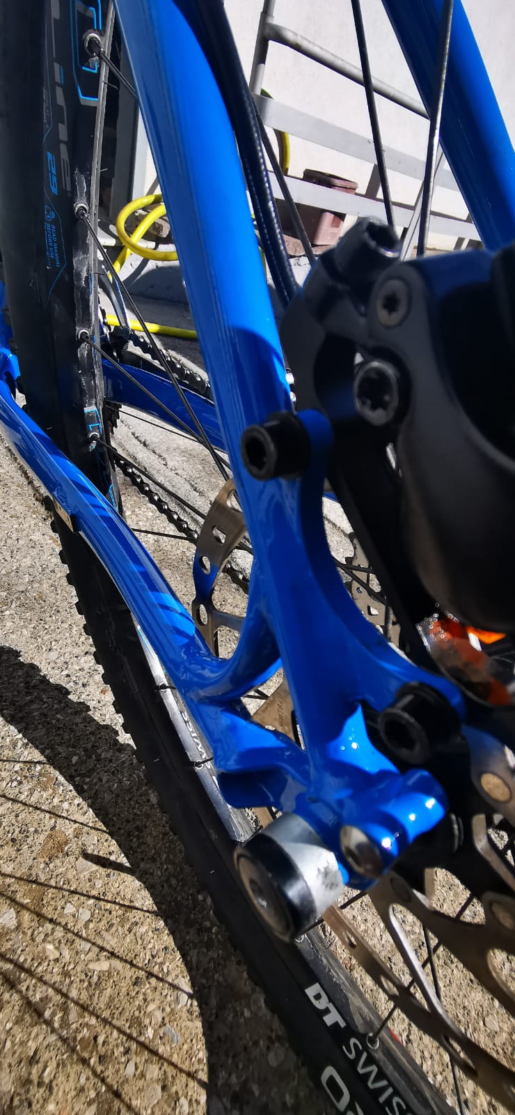 Daniele bike detail with Forgione frame
