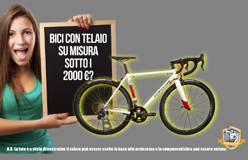 bdc velocità uno:Bicicletta completa con telaio su misura sotto i 2000 euro