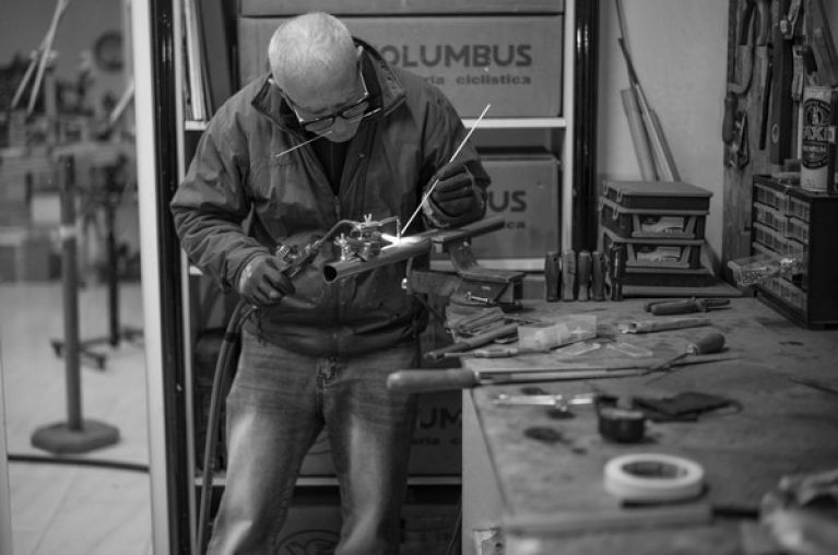Best custom steel bike frame builders in Italy