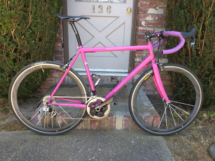La bici Rosa di Dan